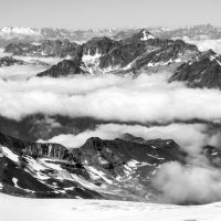 Clouds gathering over the Alps, by Brigitte Miller Clouds gathering over the Alps, by Brigitte Miller