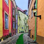 Highly Commended, "A Street of Many Colours", by Wendy Almond
